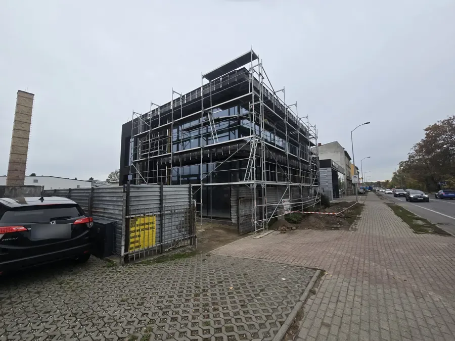Siedziba biura Wartecki w Gorzowie Wielkopolskim — plac budowy