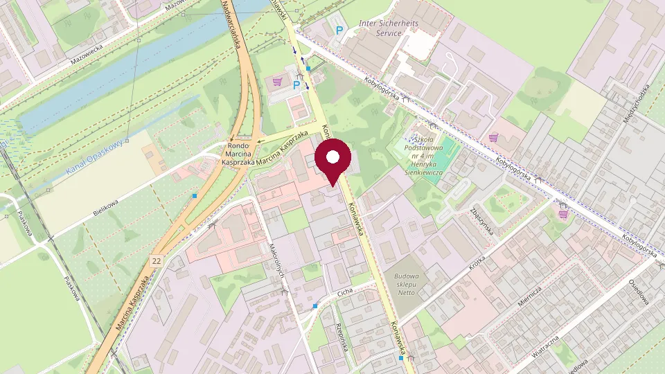 Mapa: biuro Wartecki, ul. Koniawska 53, 66-400 Gorzów Wielkopolski